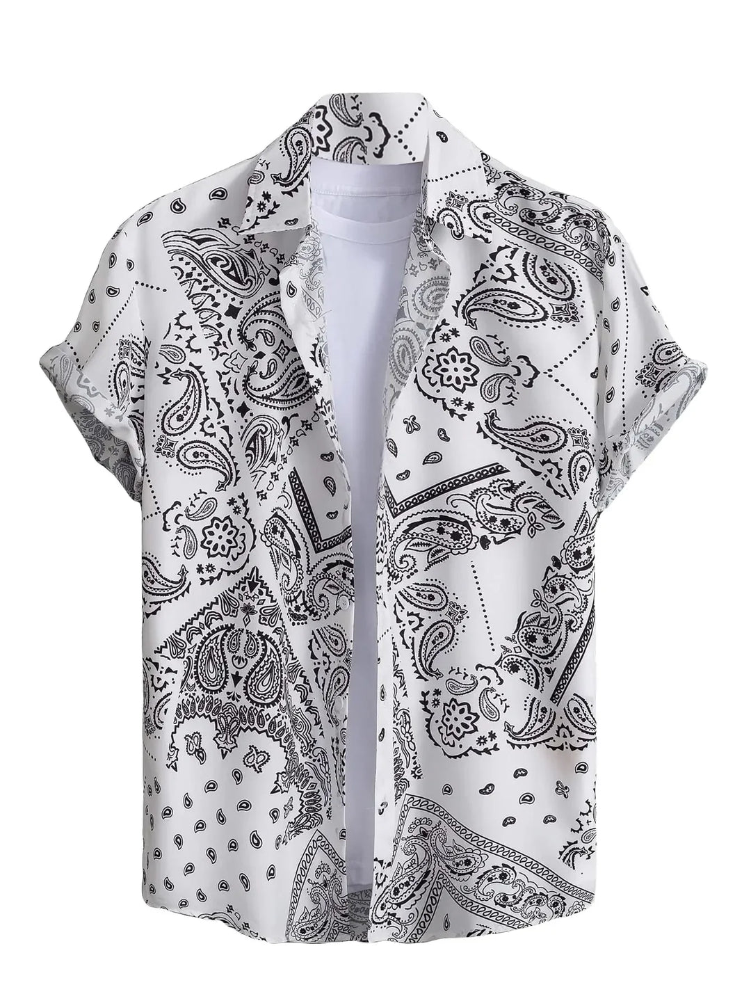 Herren Shirt | Kurzarm | Blumenmuster | Sommer