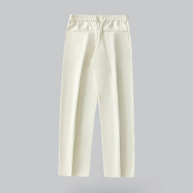 Herren Hose | Weite Beine | Elastischer Bund | Sommer