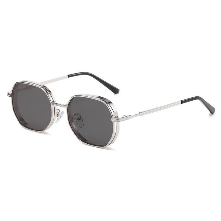 Herren Sonnenbrille | Retro Stil | Eckige Gläser | Street Sommer