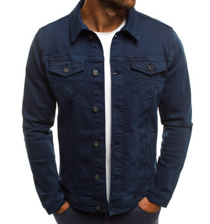 Herren Jacke | Slimfit | Mit Knöpfen | Lente