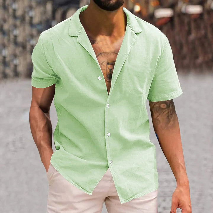 Herren Shirt | Slimfit | Mit Knöpfen | Sommer