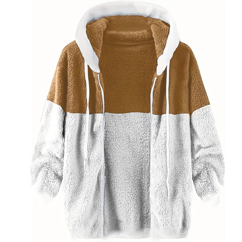 Winterjacke Herren | Flauschige Hoodiejacke | Fluffy Jacke Herren