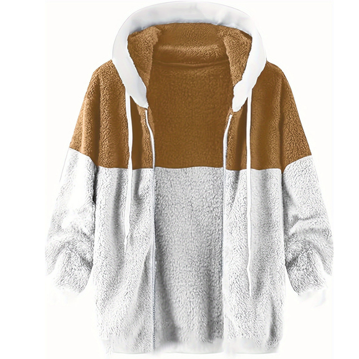 Winterjacke Herren | Flauschige Hoodiejacke | Fluffy Jacke Herren
