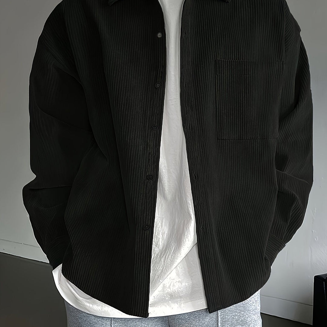 Herren Hemd | Oversized | Knopfleiste | Sommer