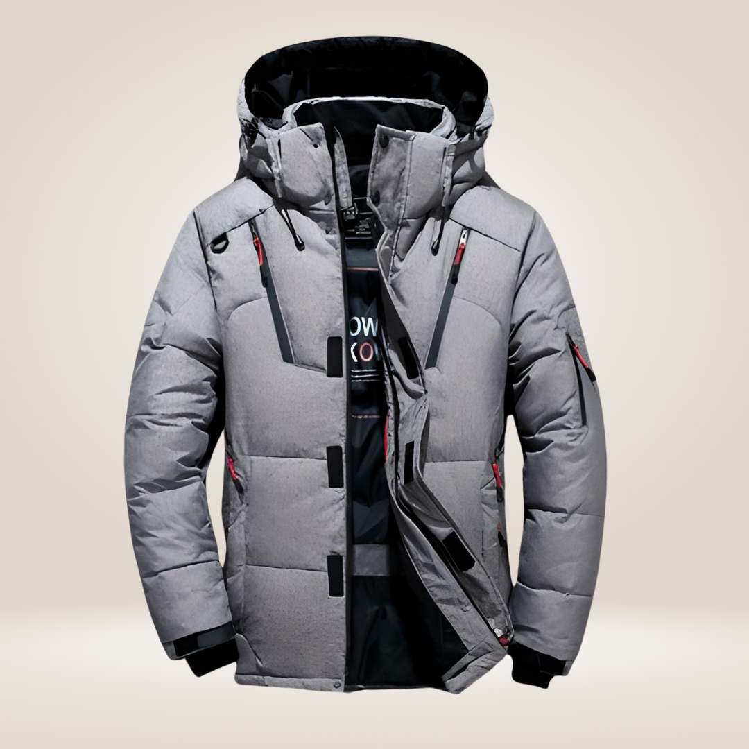 Winterjacke Herren | Warmer Parka Herren | Wattiertes Design