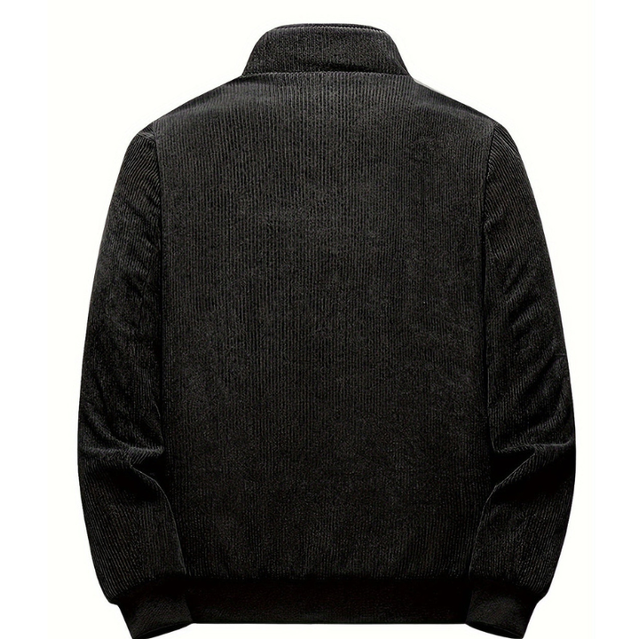 Winterjacke Herren | Gefütterte Stehkragen Jacke | Mode Jacke Herren