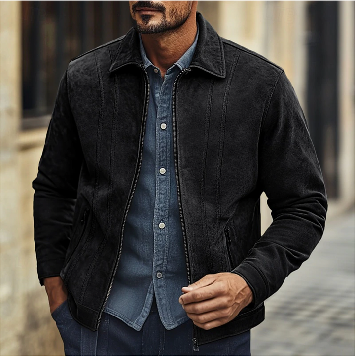 Herren Jacke | Regular Fit | Mit Reißverschluss | Frühling