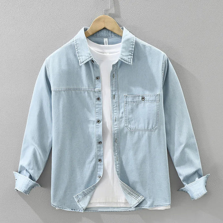 Herren Hemd | Straight | Mit Knöpfen | Sommer