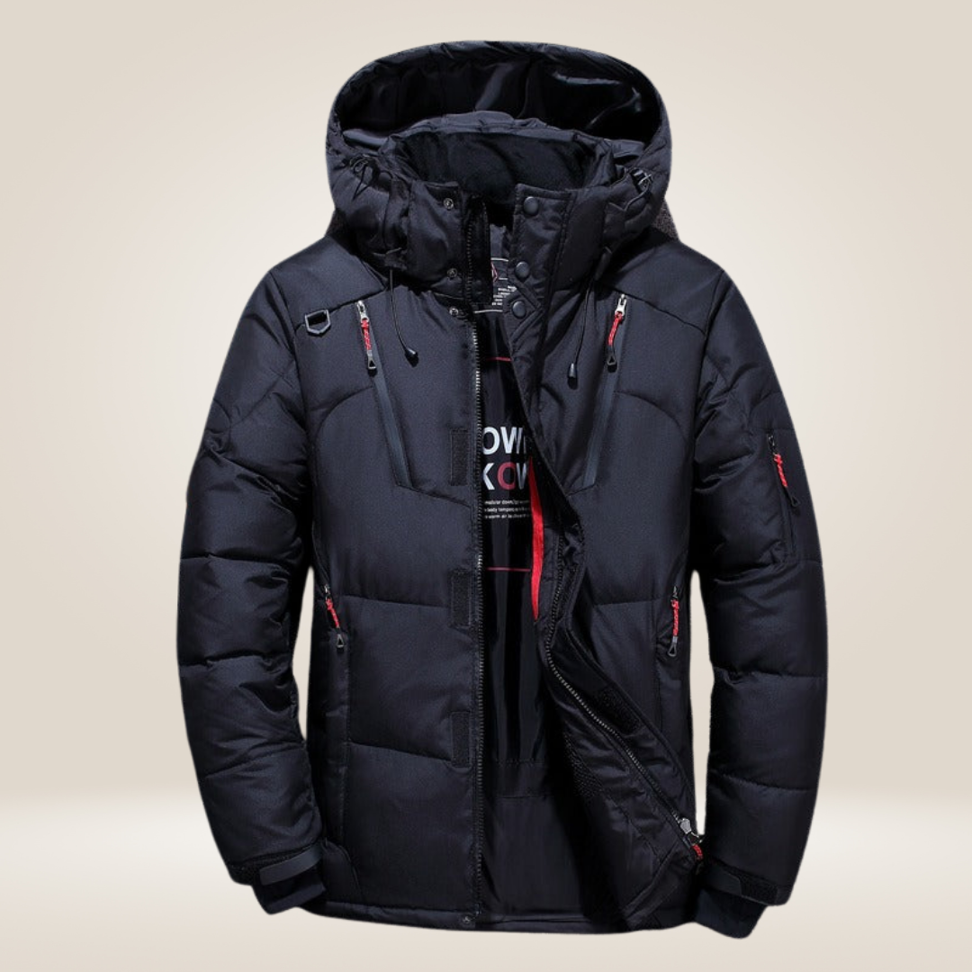 Winterjacke Herren | Warmer Parka Herren | Wattiertes Design
