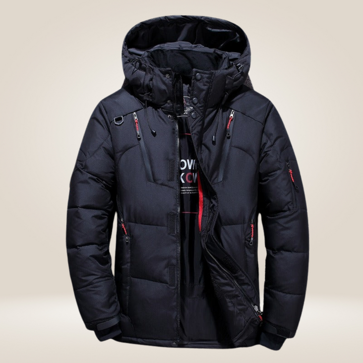 Winterjacke Herren | Warmer Parka Herren | Wattiertes Design