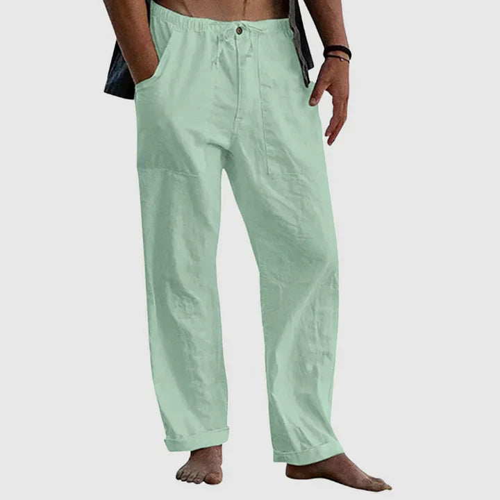 Herren Hose | Leicht &amp; Bequem | Elastischer Bund | Sommer