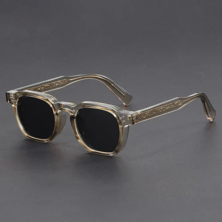 Herren Sonnenbrille | Retro Stil | Runde Form | Sommer