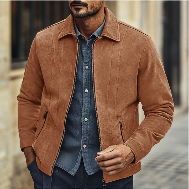 Herren Jacke | Regular Fit | Mit Reißverschluss | Frühling