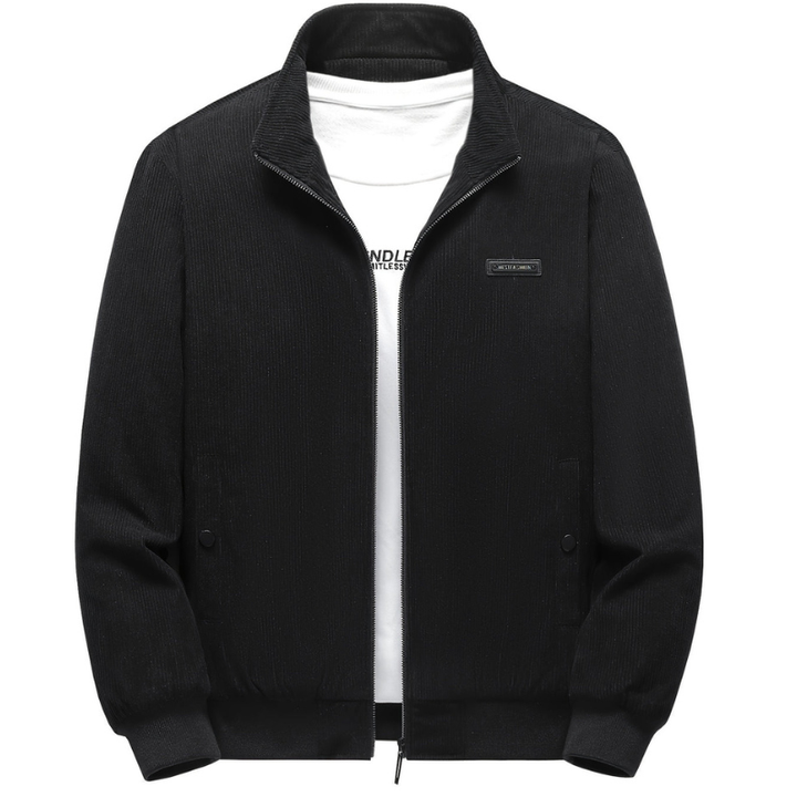 Winterjacke Herren | Gefütterte Stehkragen Jacke | Mode Jacke Herren