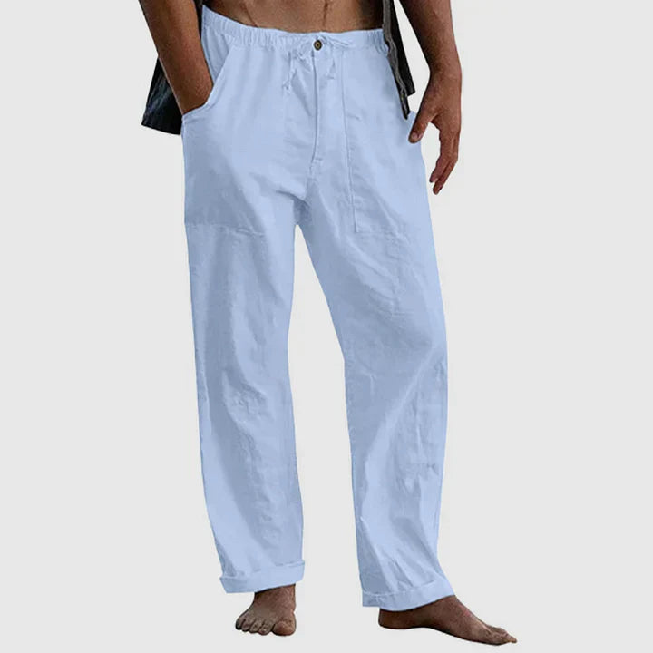 Herren Hose | Leicht &amp; Bequem | Elastischer Bund | Sommer