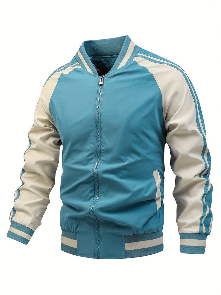 Herren Jacke | Sportlich Regular | Mit Reißverschluss | Frühling