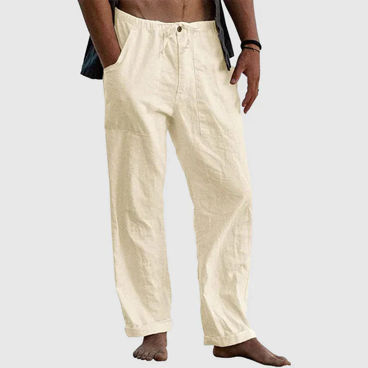 Herren Hose | Leicht &amp; Bequem | Elastischer Bund | Sommer
