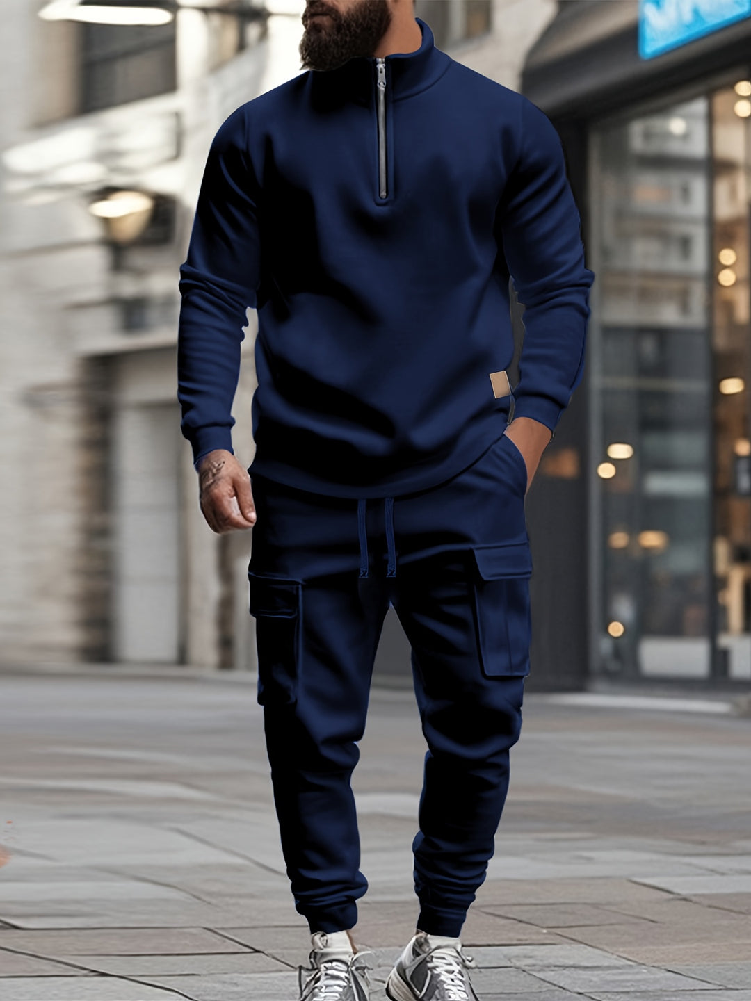 Herren Trainingsanzug | Slimfit | Mit Reißverschluss | Frühling