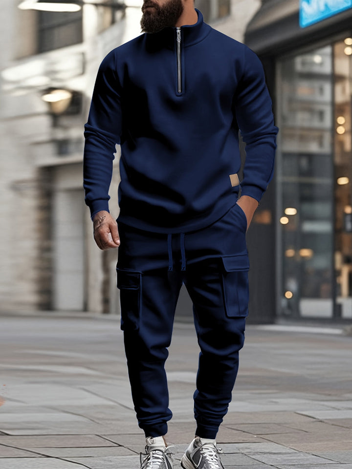 Herren Trainingsanzug | Slimfit | Mit Reißverschluss | Frühling