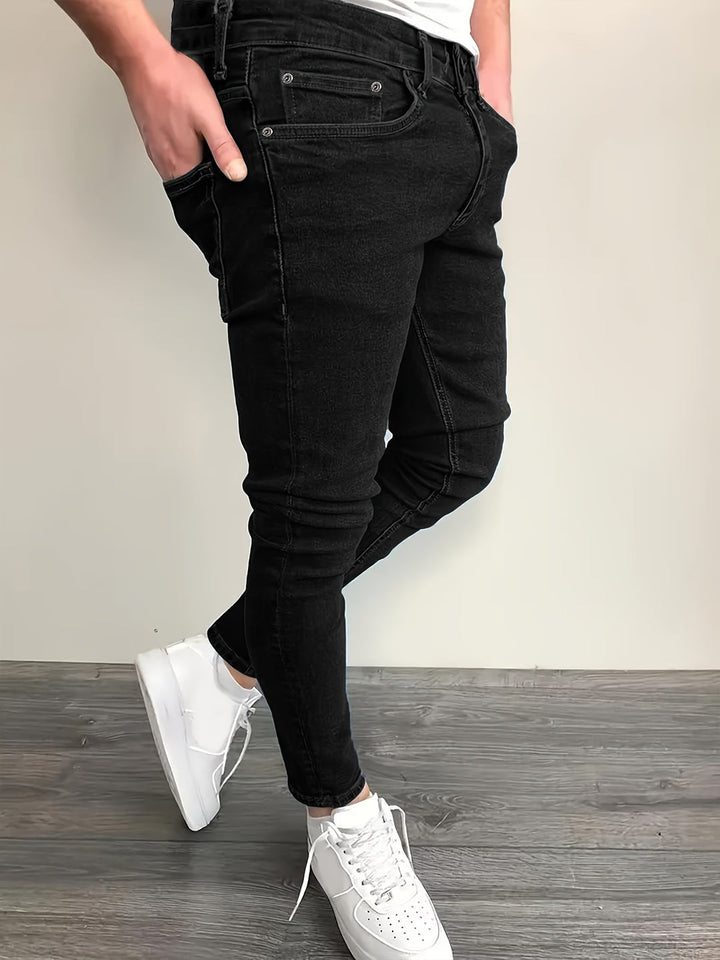 Herren Jeans | Slimfit | Mit Knopfverschluss | Sommer