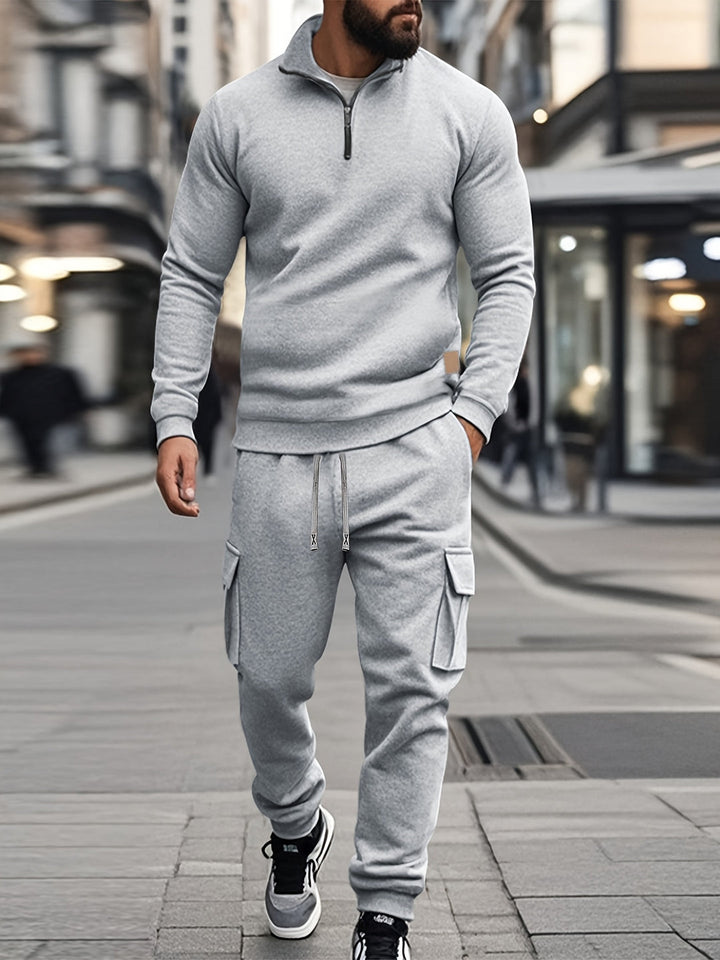 Herren Trainingsanzug | Slimfit | Mit Reißverschluss | Frühling