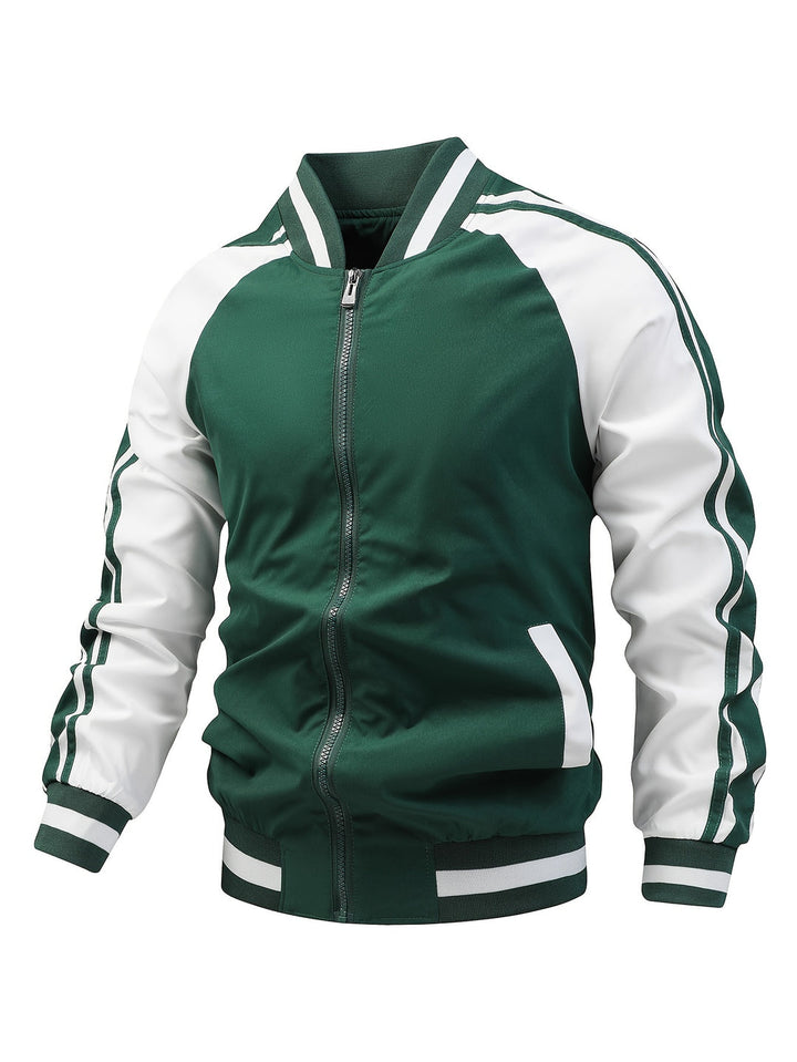 Herren Jacke | Sportlich Regular | Mit Reißverschluss | Frühling