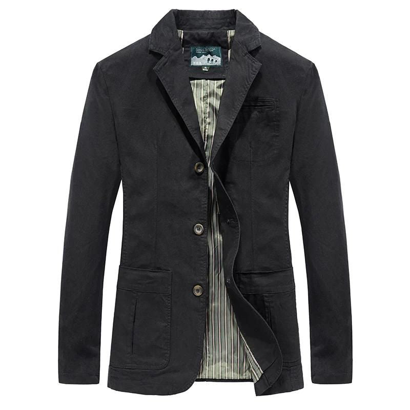 Winterjacke Herren | Leichter Casual Blazer | Lässig Jacke Herren