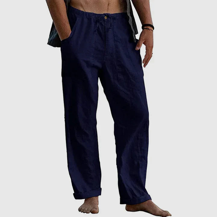 Herren Hose | Leicht &amp; Bequem | Elastischer Bund | Sommer