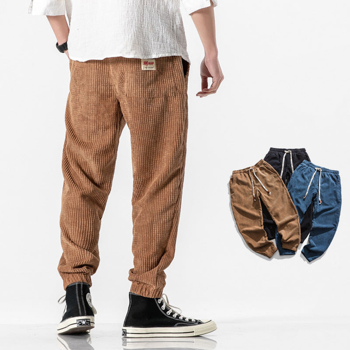 Cordhosen Herren | Lockere Jogger Form | Jeans Herren Stil