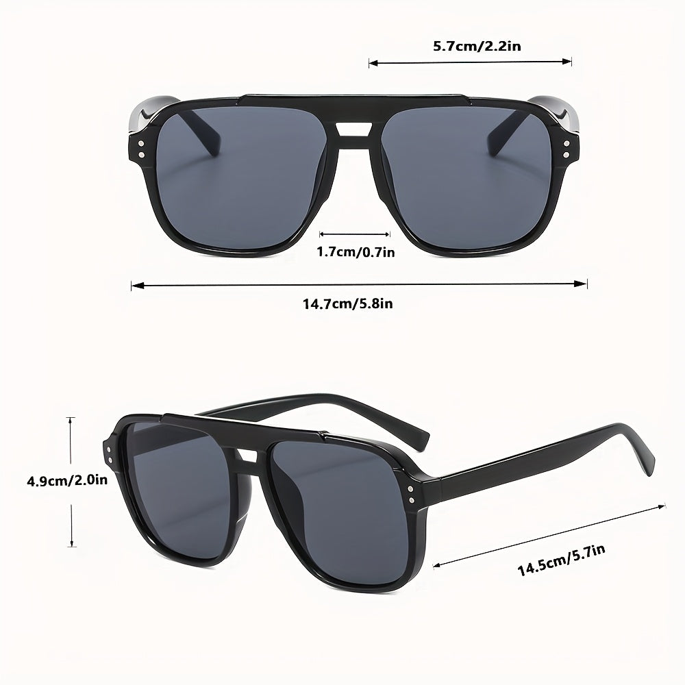 Herren Sonnenbrille | Modern Stil | Breite Form | Sommer