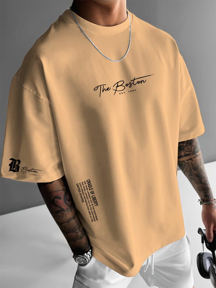 Herren T-Shirt | Oversized | Frontprint | Sommer