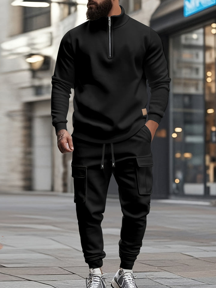 Herren Trainingsanzug | Slimfit | Mit Reißverschluss | Frühling
