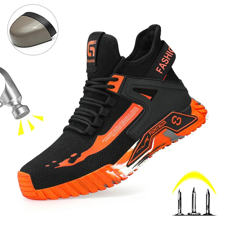 Arbeitsschuhe Herren | Leichtes Schutz System | Rutschfeste Arbeits Schuhe