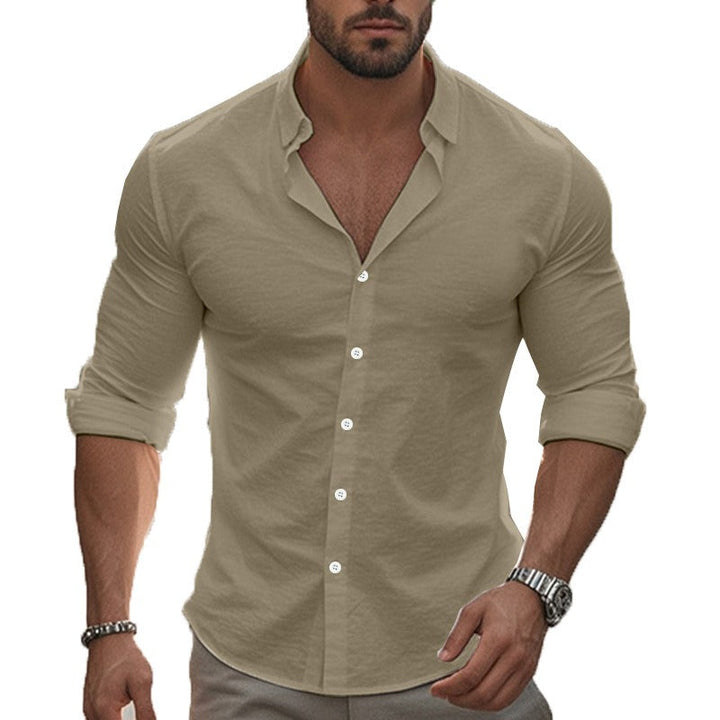 Herren Hemd | Slimfit Elegant | Mit Knopfleiste | Sommer