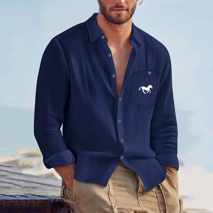 Herren Hemd | Slimfit | Knopfleiste Elegant | Sommer