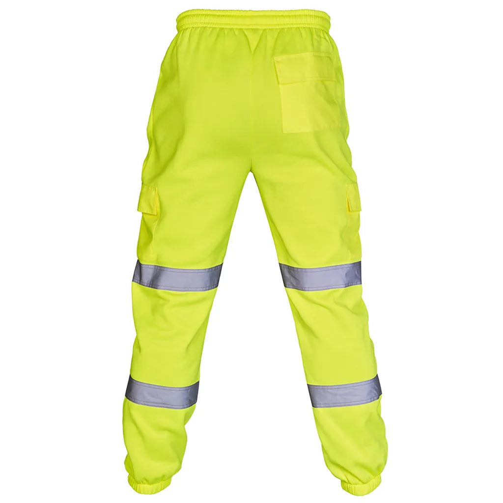 Herren Hose | Reflektierende Arbeits Jogger | Funktionale Kleider Herren