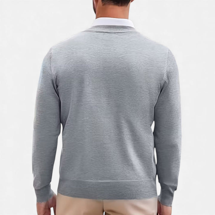 Pullover Herren | Elegant Klassisch Zeitlos | Feiner Herren Pulli