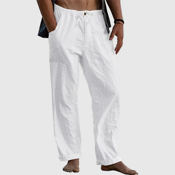 Herren Hose | Leicht &amp; Bequem | Elastischer Bund | Sommer