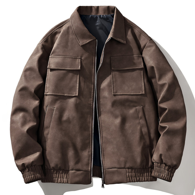 Winterjacke Herren | Vintage Bomberjacke | Klassische Jacke Herren