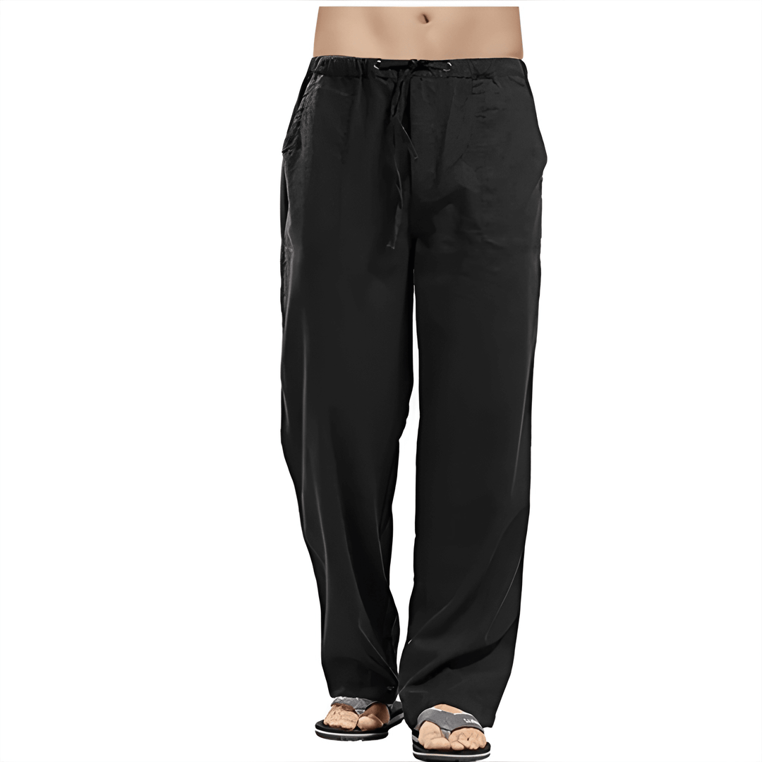 Herren Hose | Straight | Mit Tunnelzug | Sommer