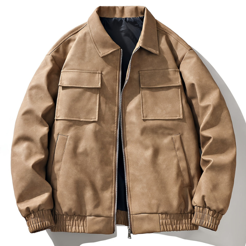 Winterjacke Herren | Vintage Bomberjacke | Klassische Jacke Herren