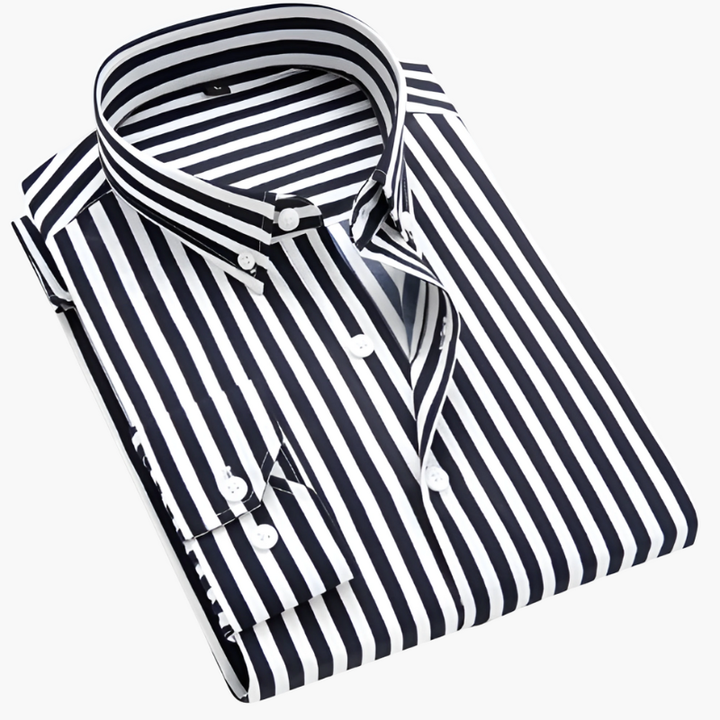 Herren Hemd | Gestreiftes Klassik Design | Zeitlose Kleider Herren