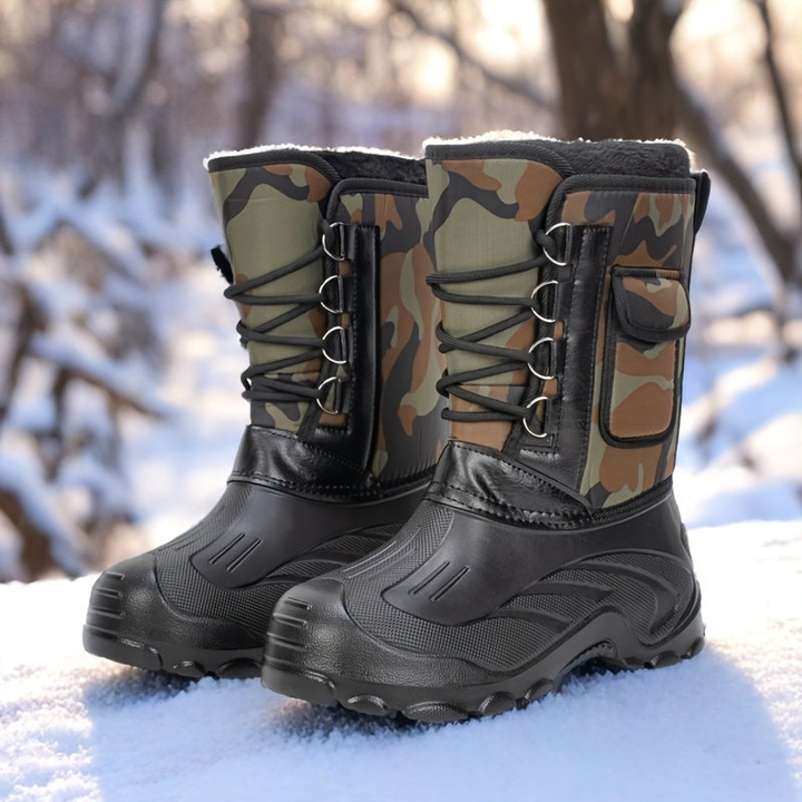 Winterschuhe Herren | Warme Slip-On Boots | Bequeme Schuhe