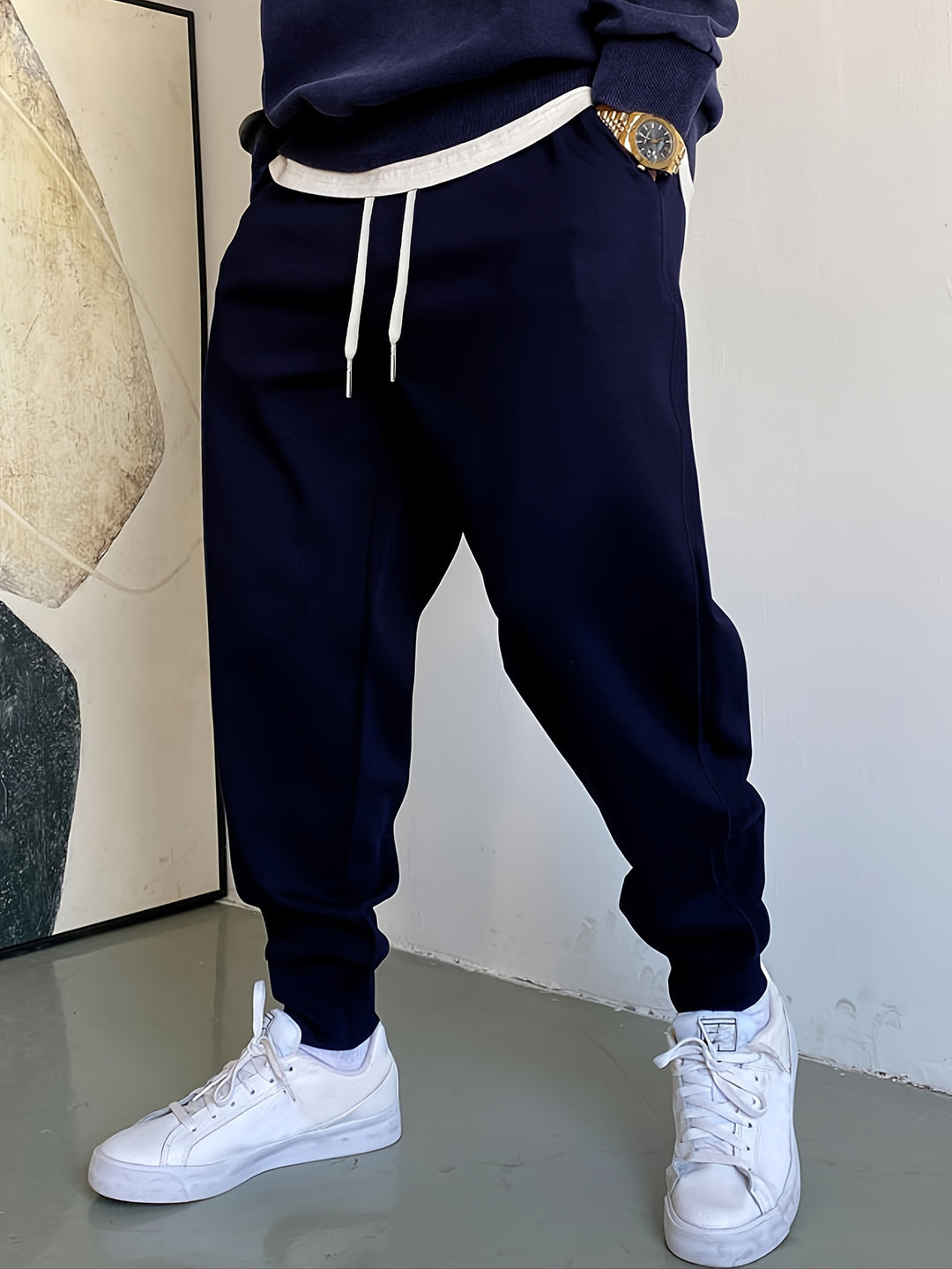 Herren Jogginghose | Slimfit | Mit Kordelzug | Seitentaschen