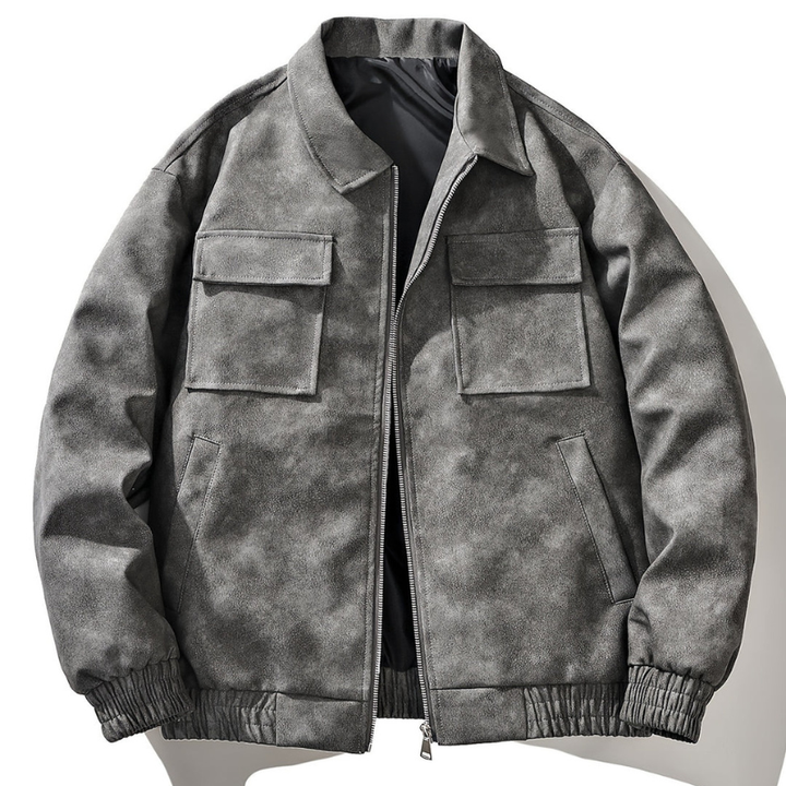Winterjacke Herren | Vintage Bomberjacke | Klassische Jacke Herren