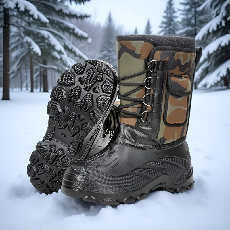 Winterschuhe Herren | Warme Slip-On Boots | Bequeme Schuhe