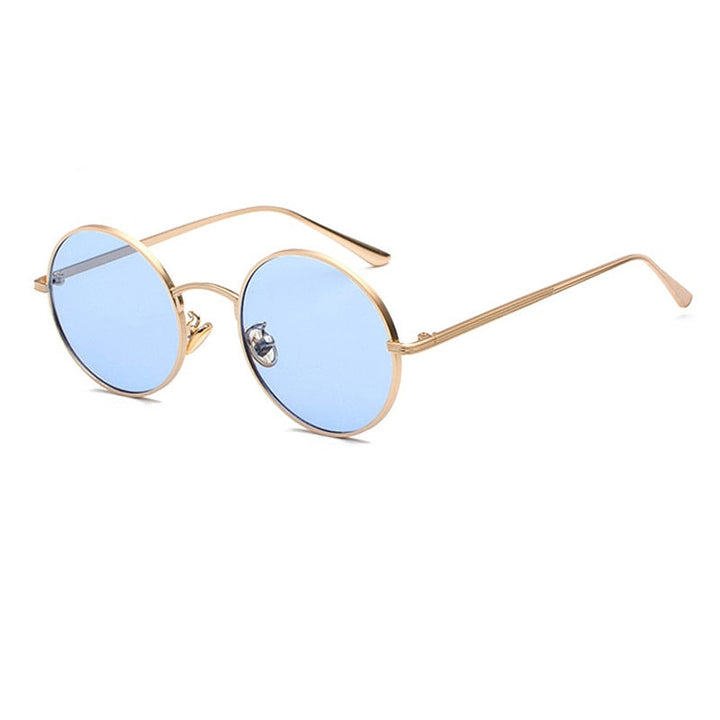 Herren Sonnenbrille | Retro Vintage | Rundes Gestell | Sommer