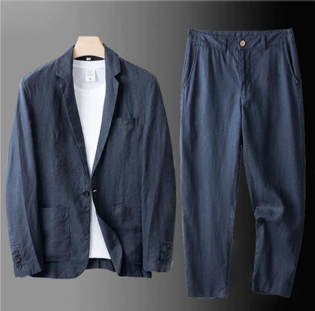 Herren Set | Elegant | Mit Knopfverschluss | Sommer