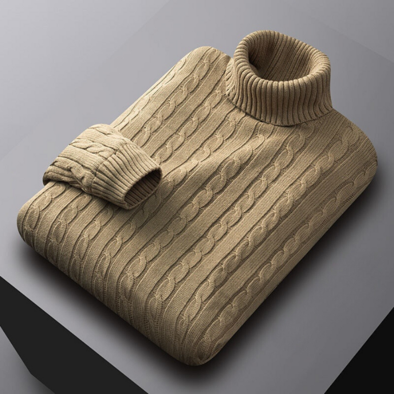 Pullover Herren | Rollkragenpullover Herren | Einfarbig Casual Basic