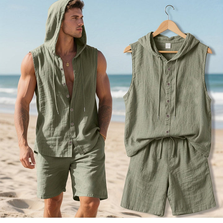 Herren Set | Elegant | Mit Kapuze | Sommer